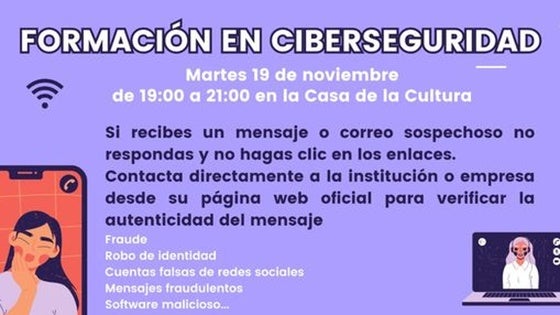 La Guardia Civil imparte una charla sobre ciberseguridad