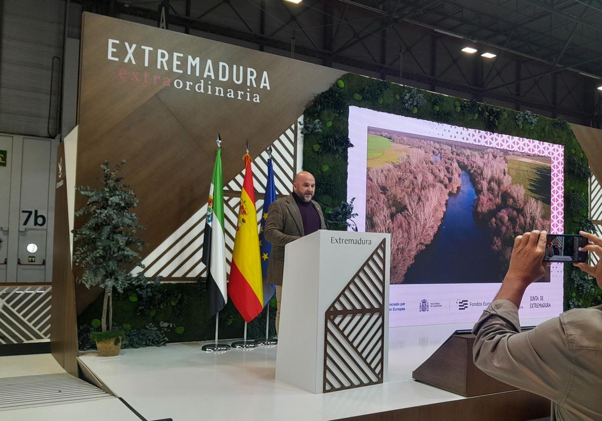 Roberto Baños durante su intervención en Madrid