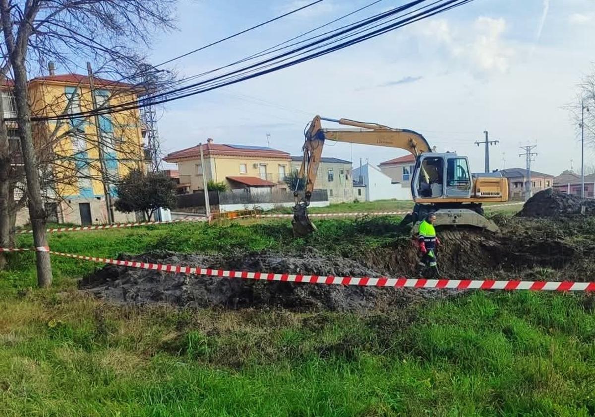 Trabajos en marcha para sustituir las tuberías