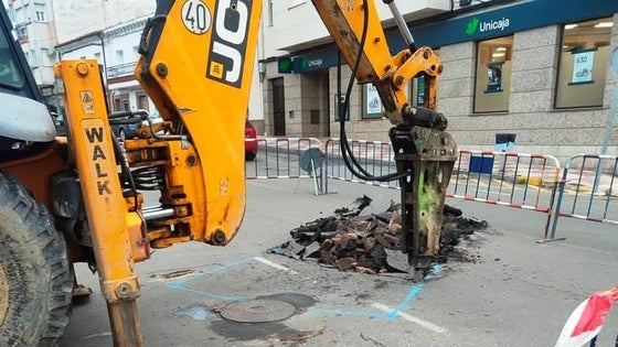 Obras en la calle Manuel Más