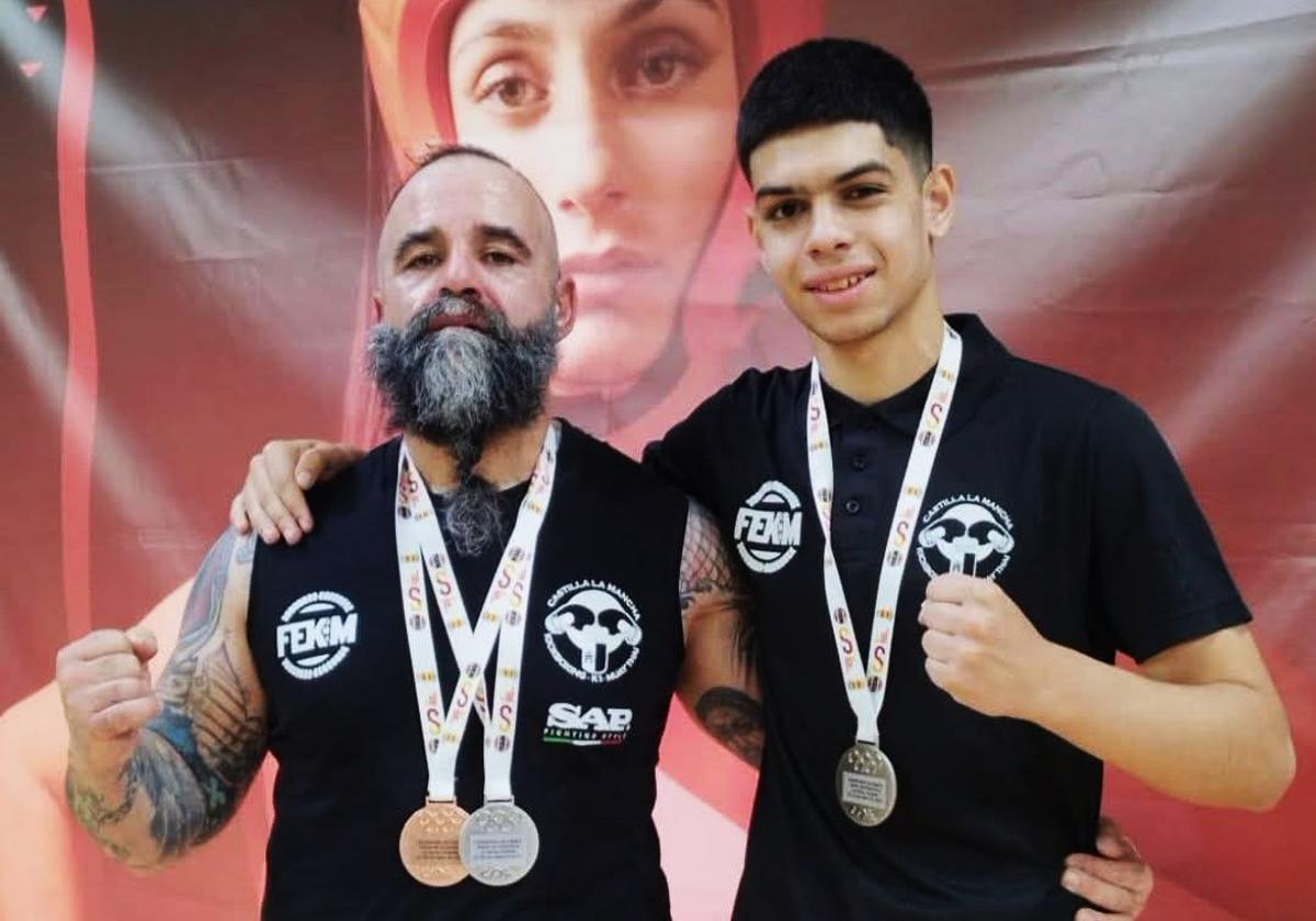 Rayan Mezyan, medalla de plata en el Campeonato de España de Kickboxing
