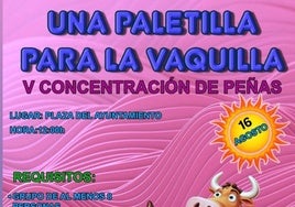 La V Concentración de Peñas tendrá lugar el 16 de agosto