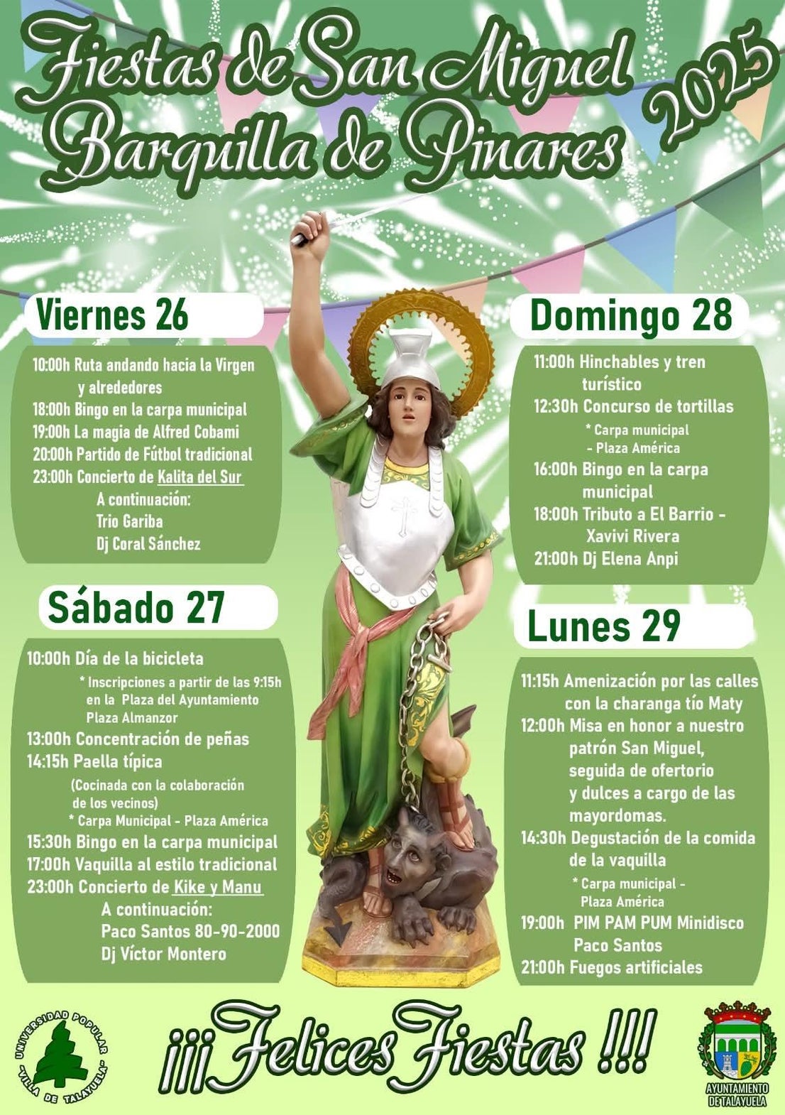 Barquilla de Pinares festeja a San Miguel
