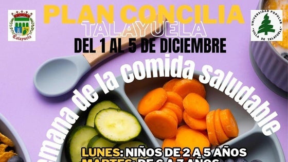 El Plan Concilia dedica esta vez la semana a la comida saludable