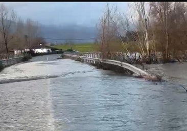 La finca de La Barquilla se queda aislada por el temporal