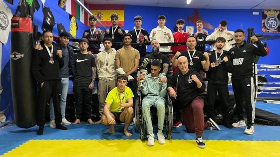 Monsef y David, de Parabellum, se traen dos oros en kickboxing inclusivo de Castilla-La Mancha