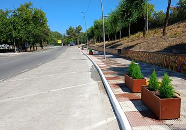 Talayuela luce un nuevo lavado de cara en sus entradas Sur y Norte
