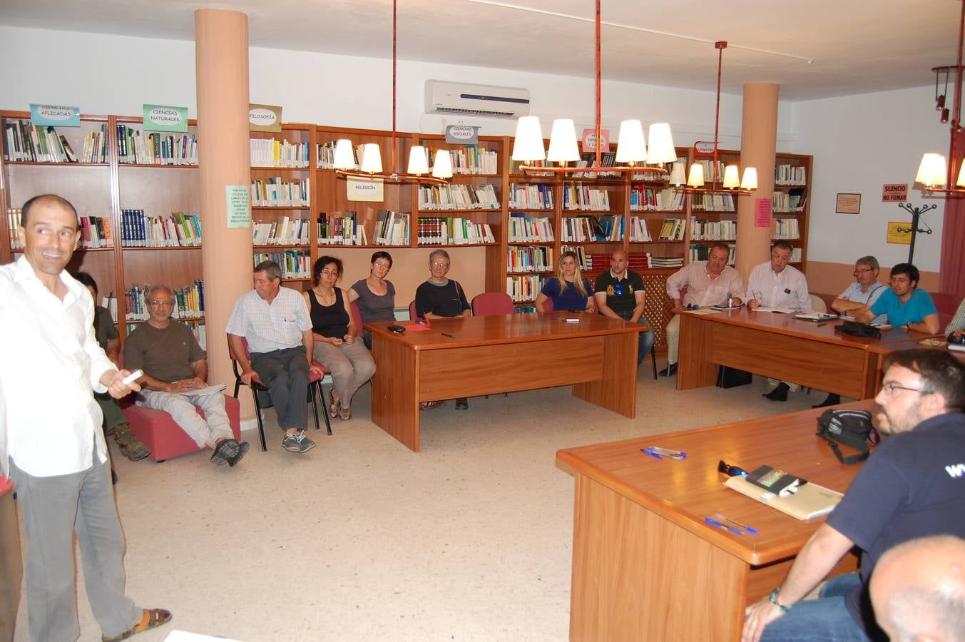 Imagen de la última reunión celebrada en Talayuela 