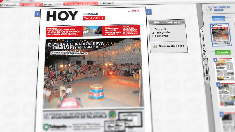 El periódico HOY Talayuela disponible en la nueva plataforma de Kiosko y Más