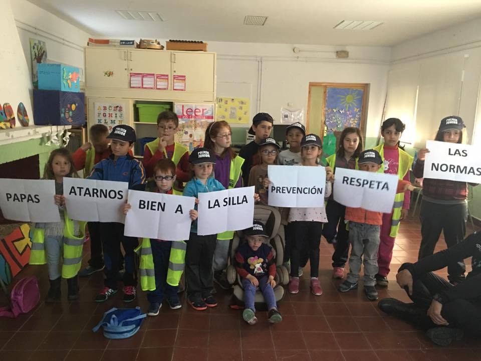 Alumnos del CEIP San Miguel de Barquilla de Pinares 