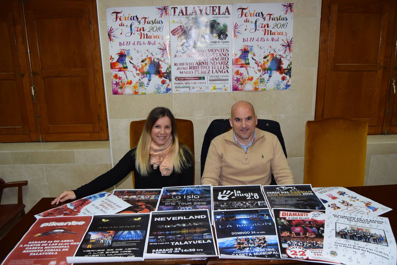 Olga Bravo y Roberto Baños presentaron el programa de San Marcos 2016 