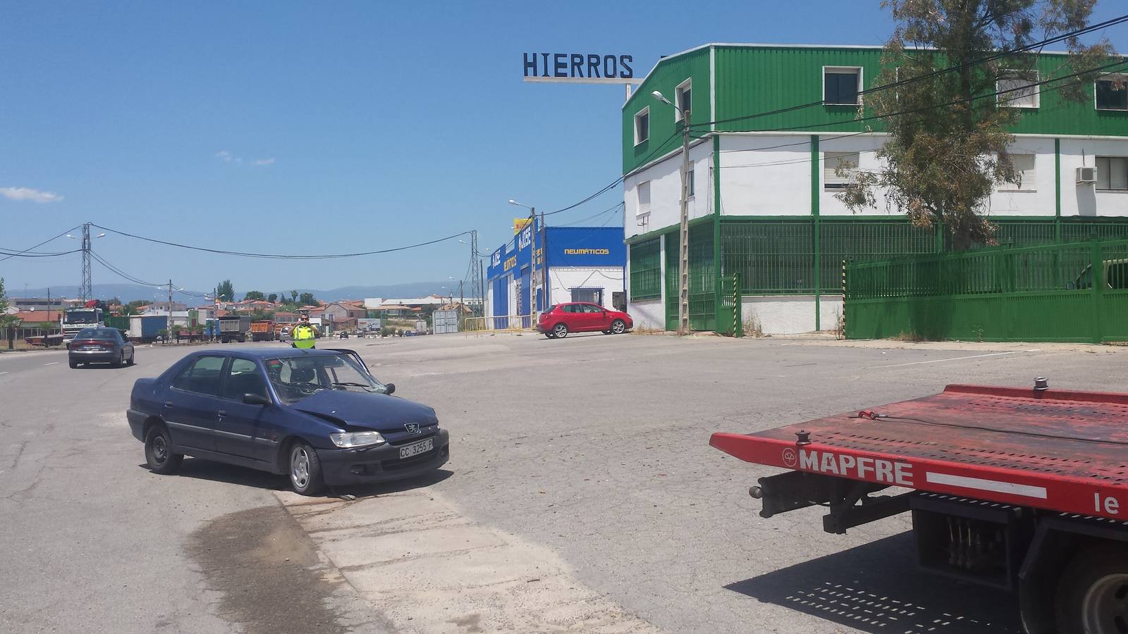 Herido un hombre en un accidente de tráfico en Talayuela
