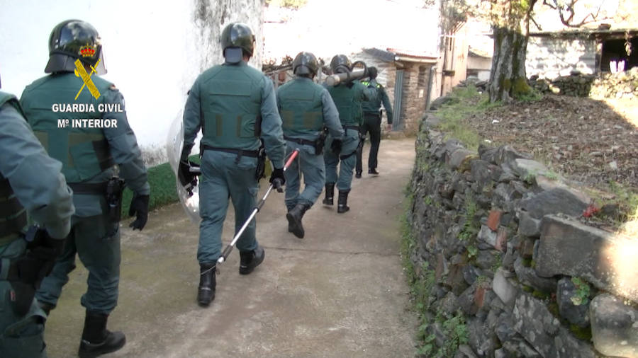 La Guardia Civil desarticula un grupo criminal organizado, responsable de numerosos robos en el norte de la provincia de Cáceres