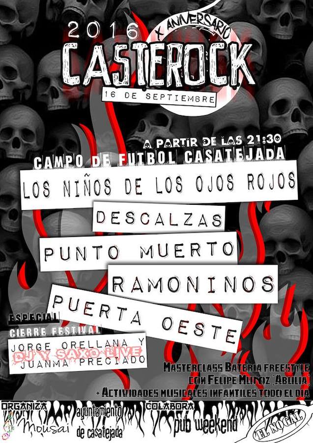 Casterock celebra actividades paralelas a los conciertos en su décima edición