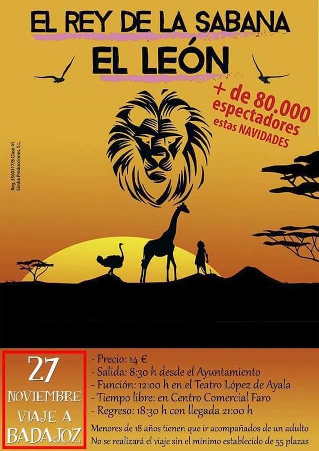 Últimas plazas para disfrutar del musical ‘El Rey de la Sabana: El León’