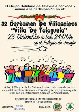 Convocado el II Certamen de Villancicos “Villa de Talayuela”