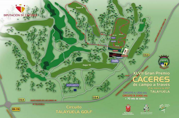 Más de 800 atletas participarán en el XLVII Gran Premio Cáceres Campo a Través en Talayuela