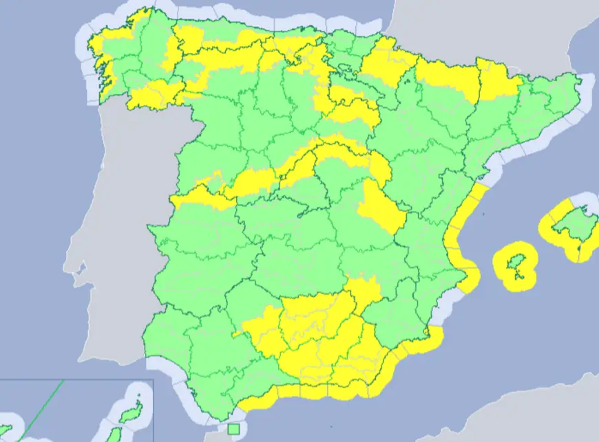 El viernes regresa la alerta amarilla por nieve y viento al norte de la región