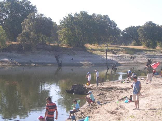 Pescadores en Rosalejo. 