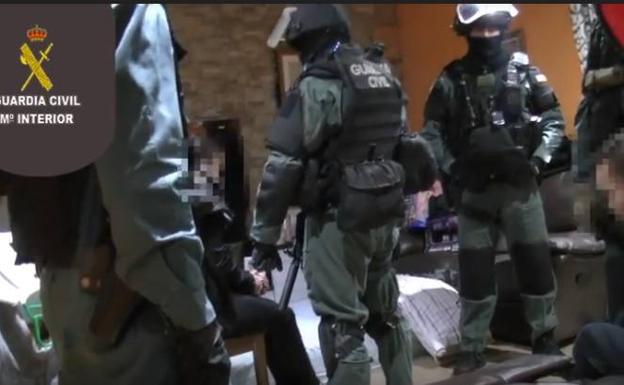 Momento de la detención 