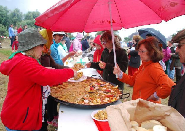 Participantes en la romería de la Piedad, en una edición anterior 
