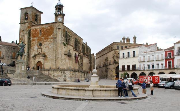 La plaza Mayor de Trujillo 