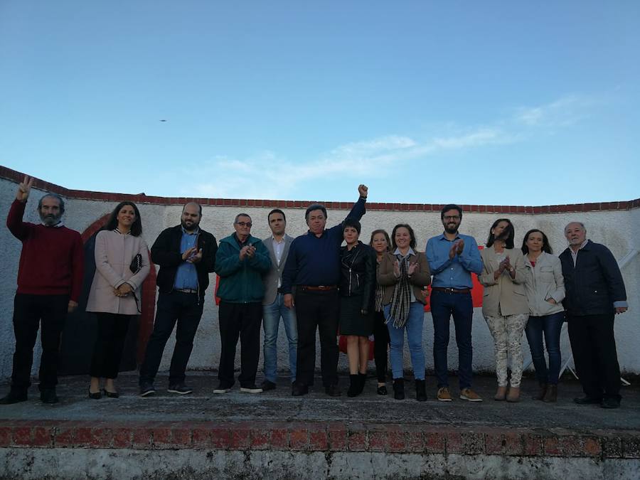 Integrantes de la candidatura del PSOE en Trujillo 