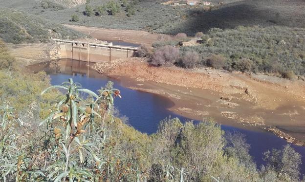 El pantano de Santa Lucía está al 32 por ciento de su capacidad