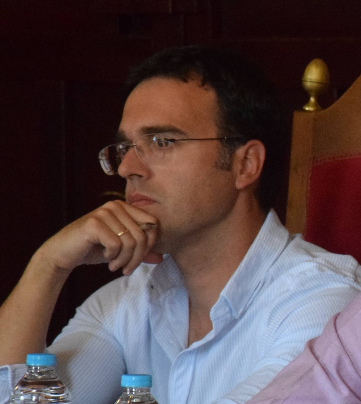 El concejal de Obras, Raúl Gómez 