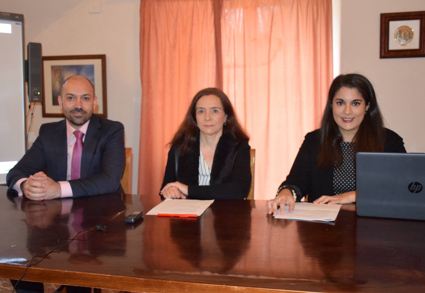 Los responsables de la iniciativa, en su presentación 