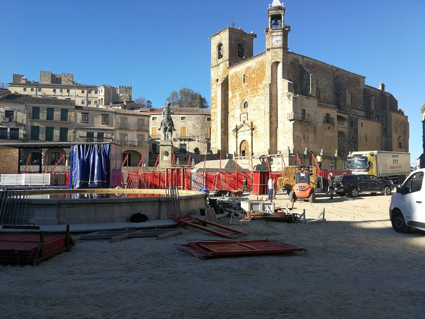 Los trabajos llevados a cabo ayer 