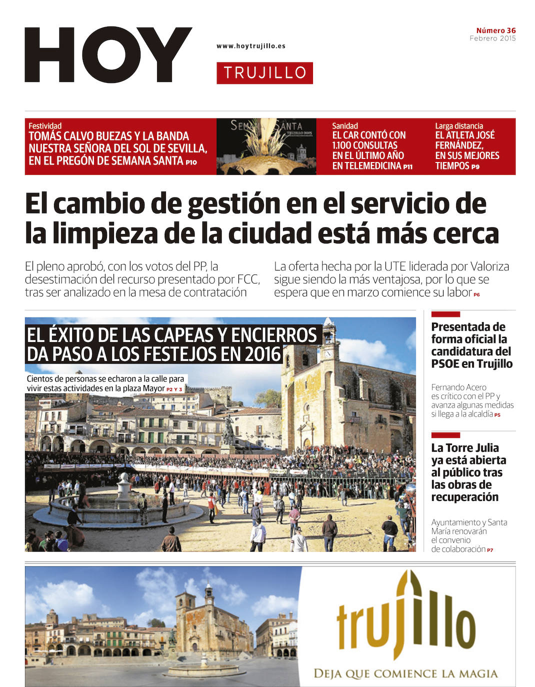 Fotos: Un recorrido por las 100 portadas de HOY TRUJILLO