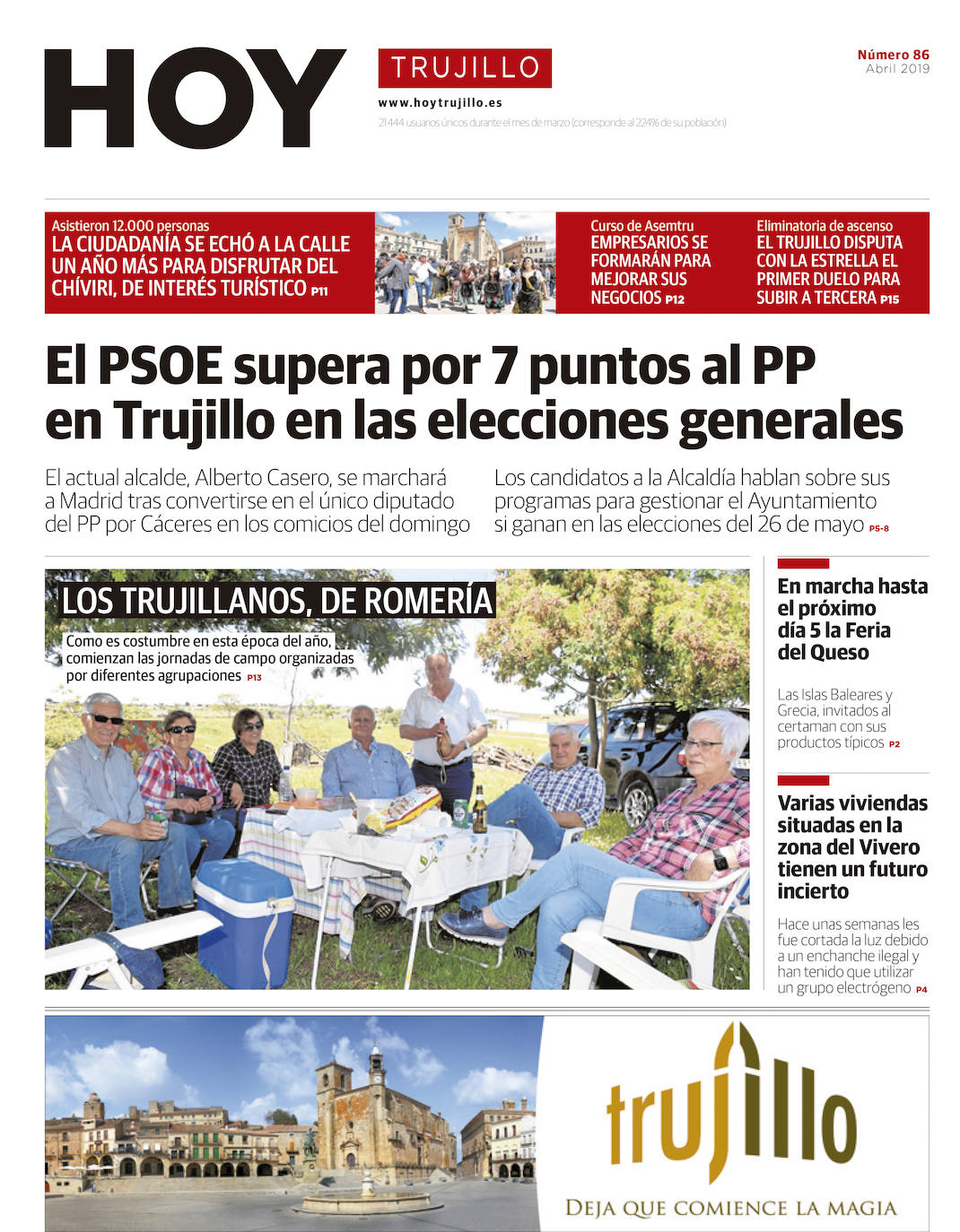 Fotos: Un recorrido por las 100 portadas de HOY TRUJILLO