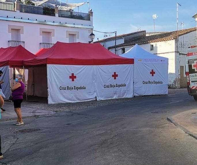 La instalación montada para la realización de pruebas 