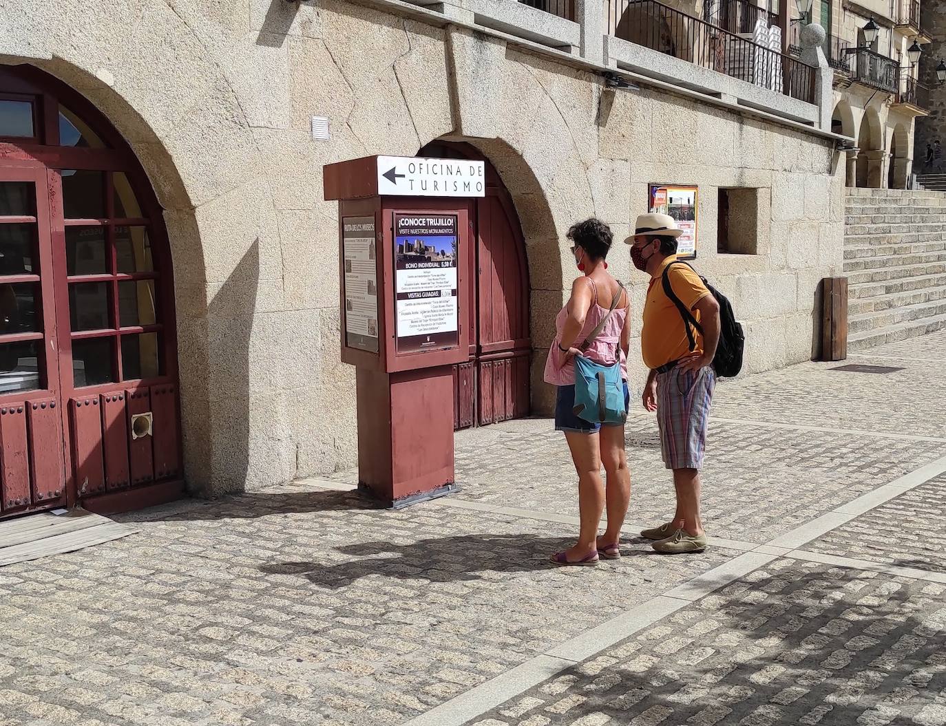 Turistas en Trujillo 