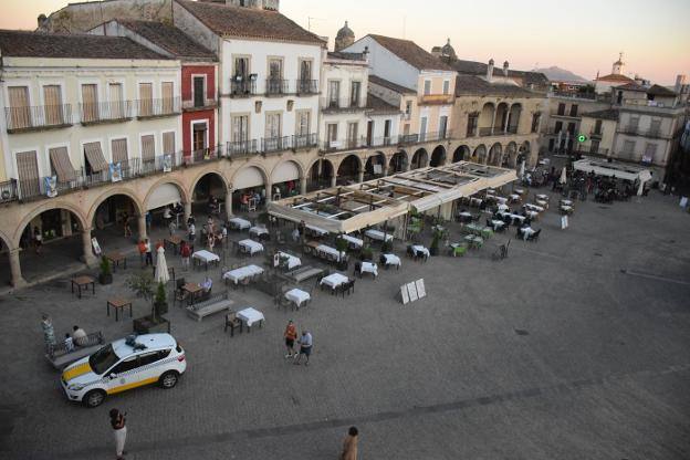 Algunas de las terrazas 
