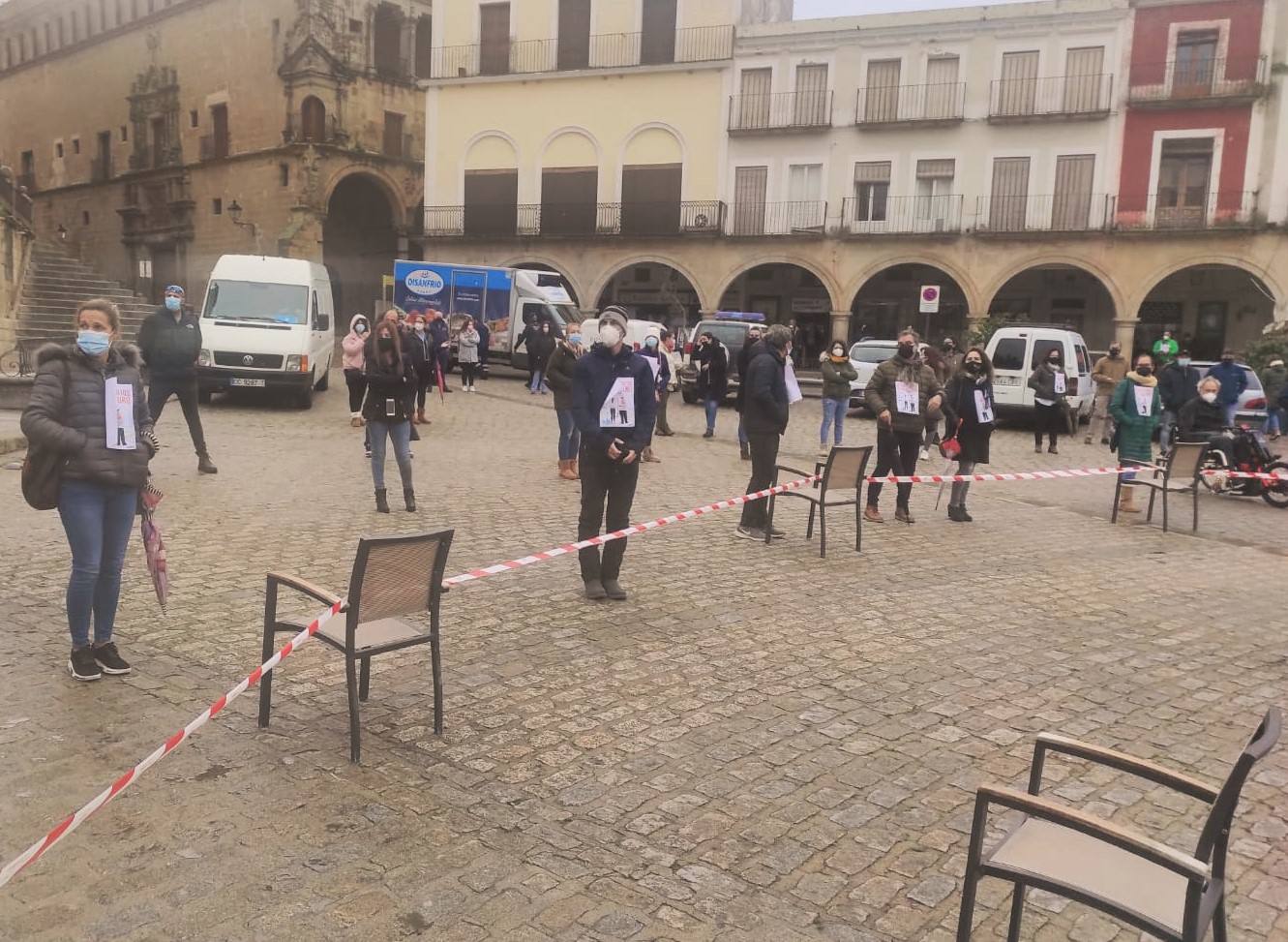 Participantes de la concentración 