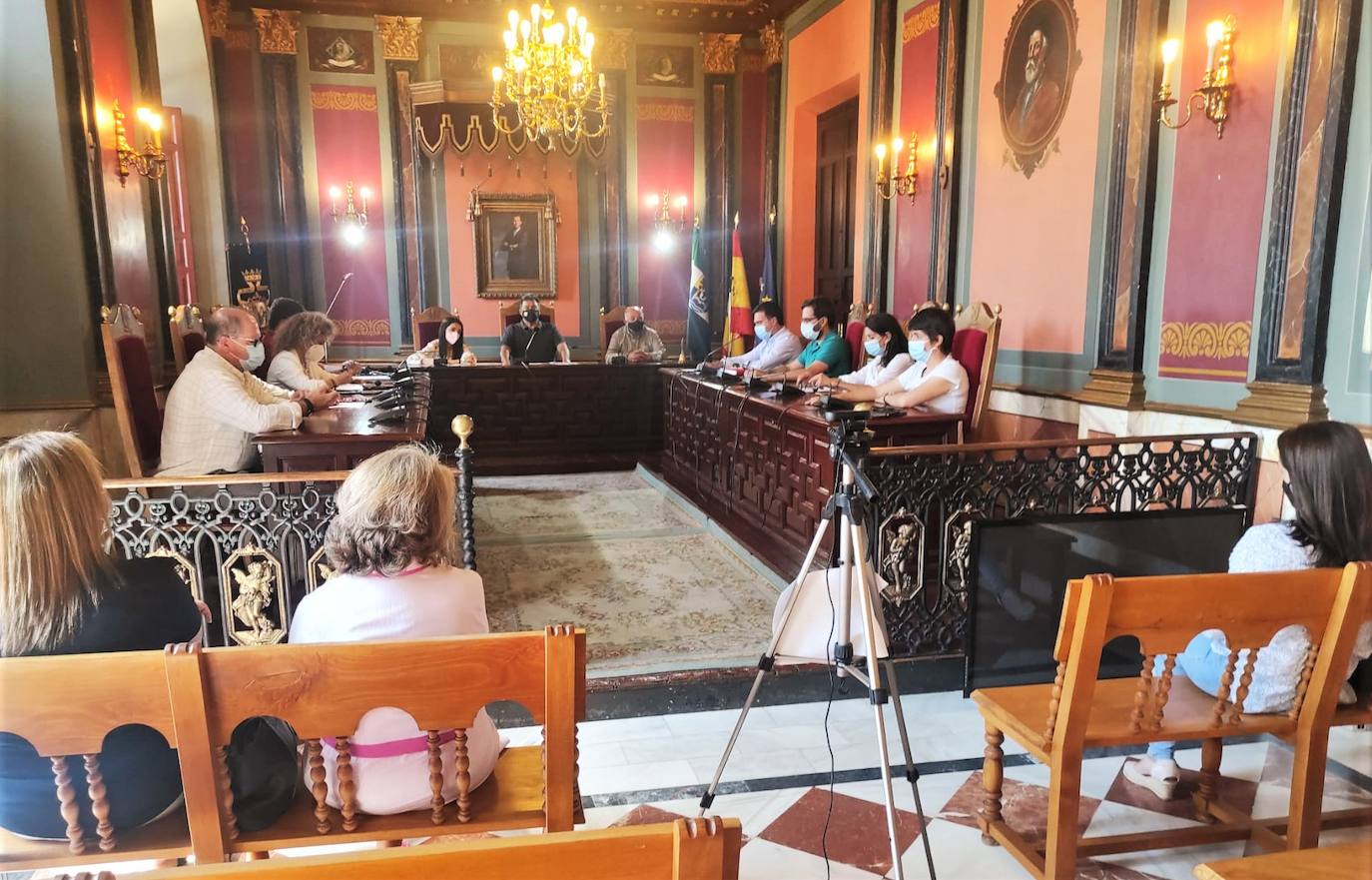 Pleno celebrado ayer. 