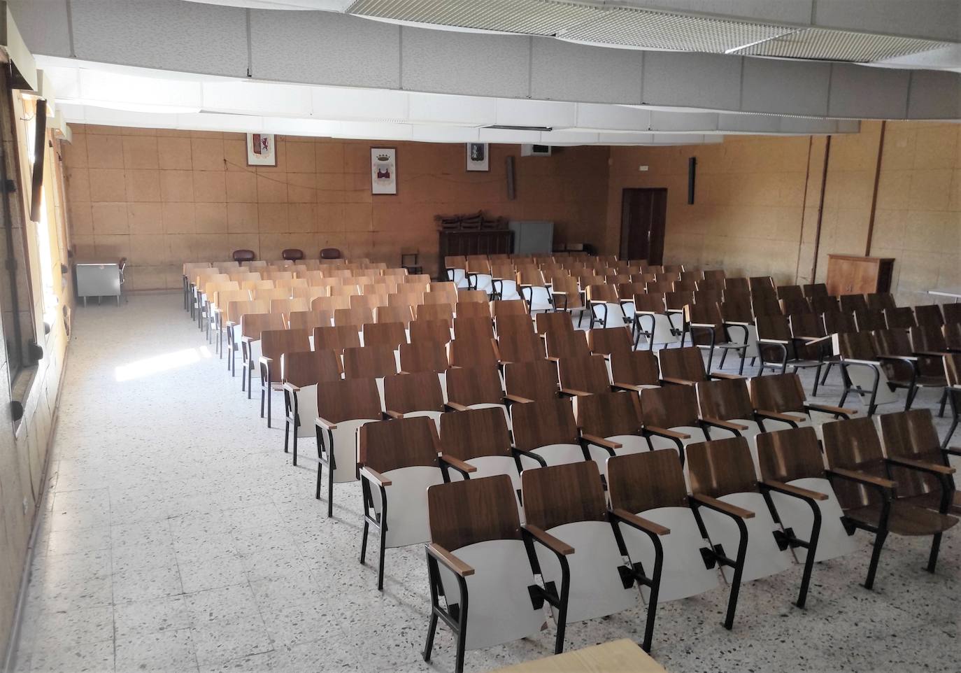 El salón de actos del Mercado Regional de Ganados 