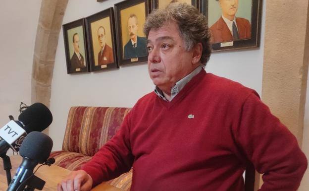 José Antonio REdondo, en la rueda de prensa de ayer 