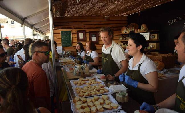 Uno de los stands en la Feria del Queso de una edición pasada. 