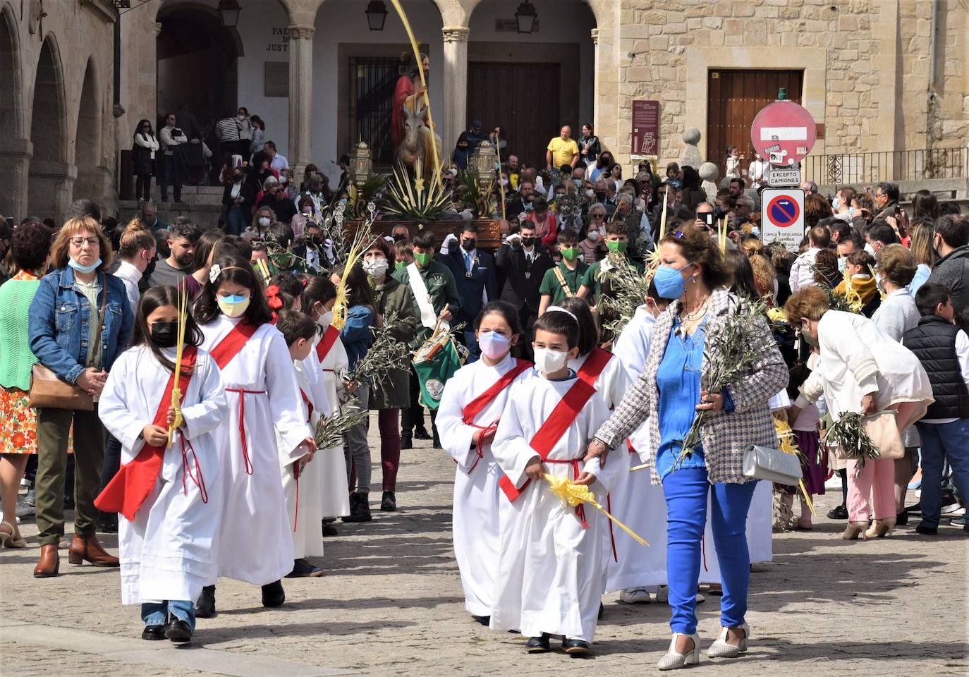 Comitiva de la procesión de La Burrina 