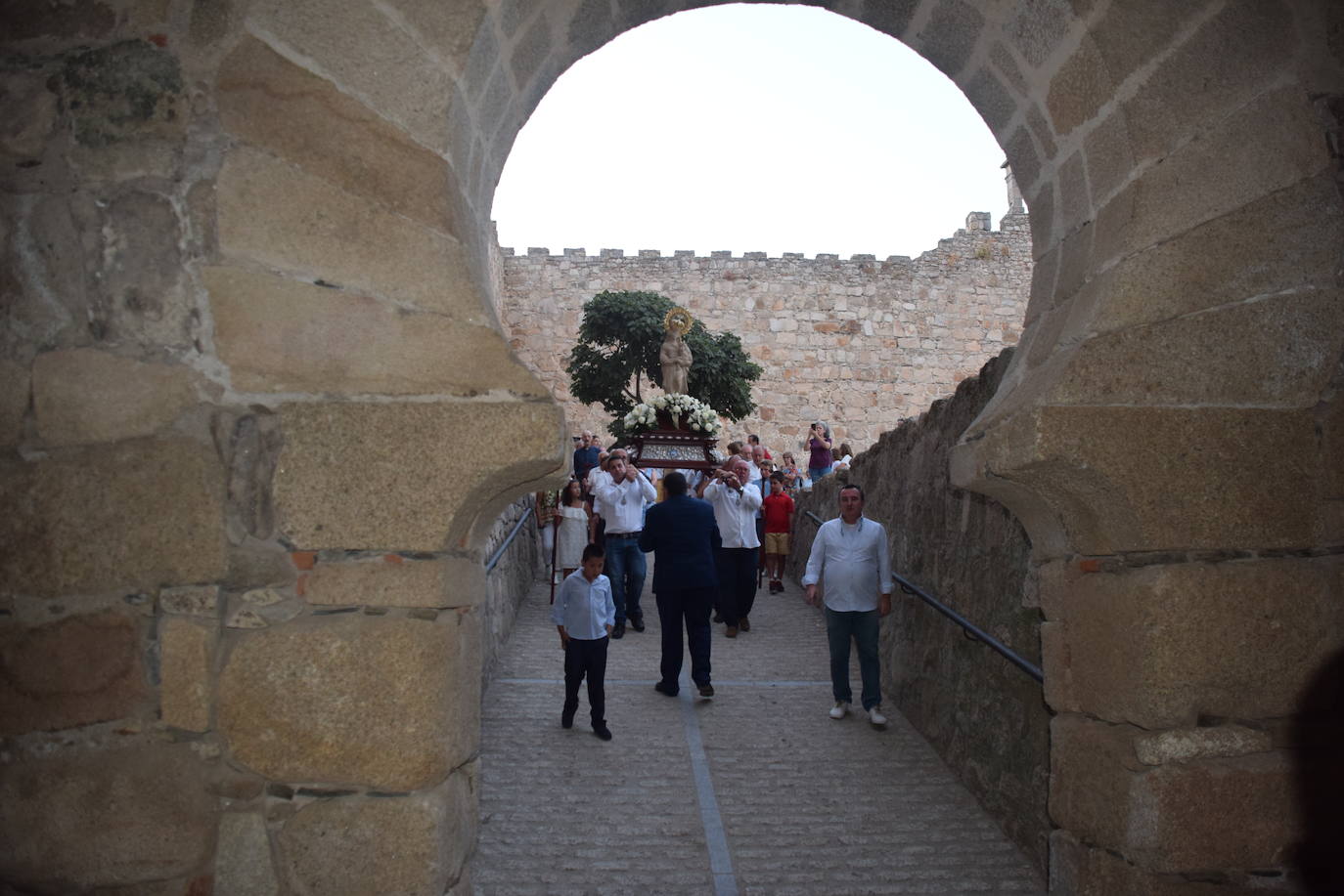 Fotos: Bajada, en procesión, de la Virgen a San Martín