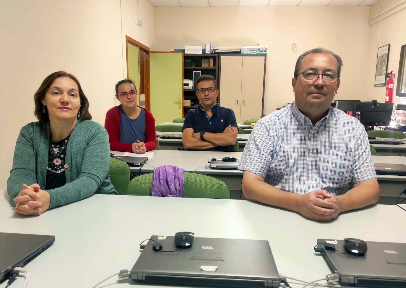 El equipo del CPR trujillano, con su director, Roberto Cancho. 