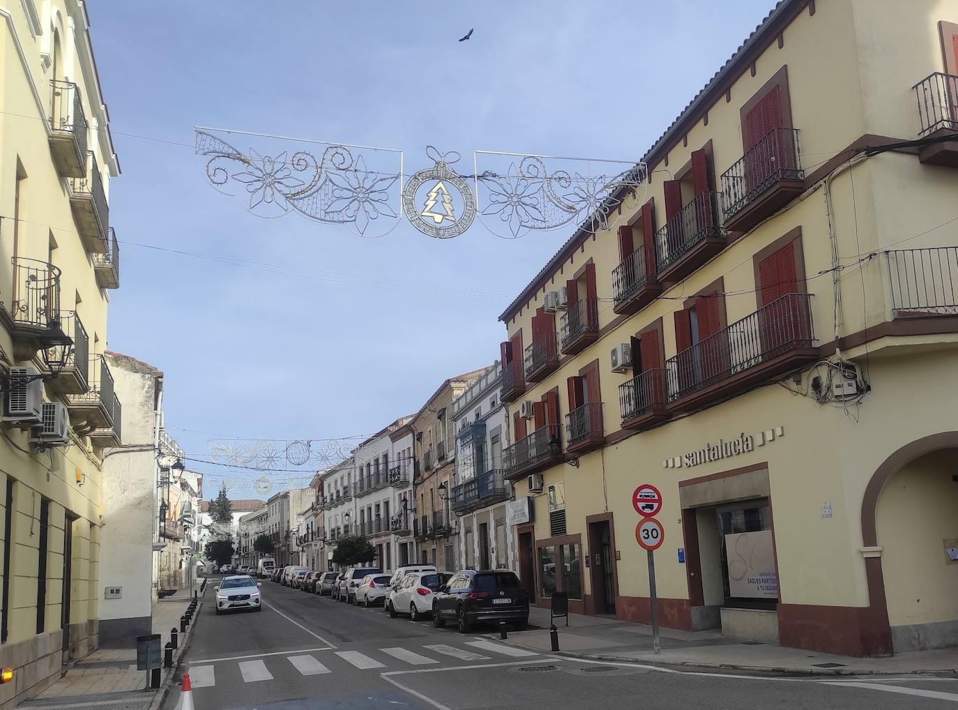 Instalación montada en una de las calles principales 