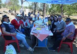 Participantes en la romería de Belén