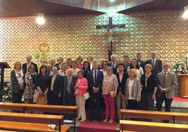 Participantes en una de las fiestas en honor a la Patrona, en Badajoz.