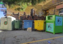 Una zona de contenedores en la ciudad