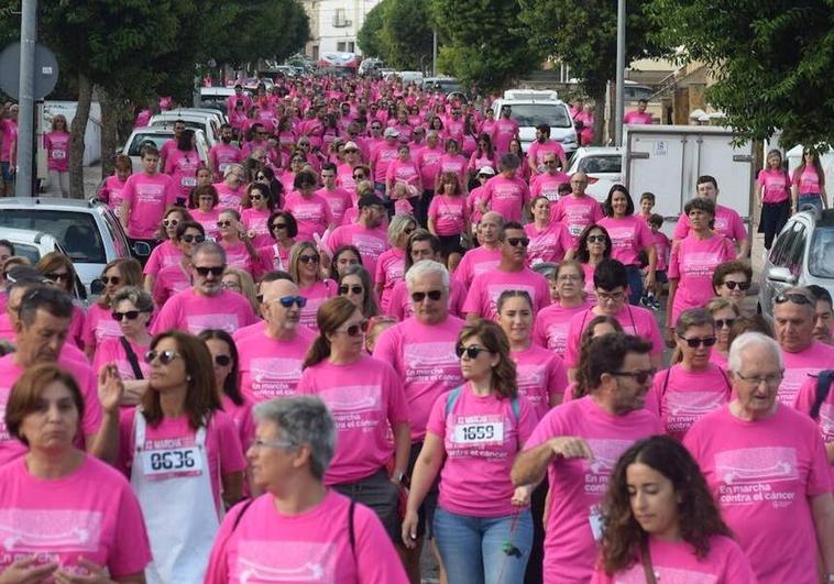 Participantes de la marcha rosa, el año pasado.