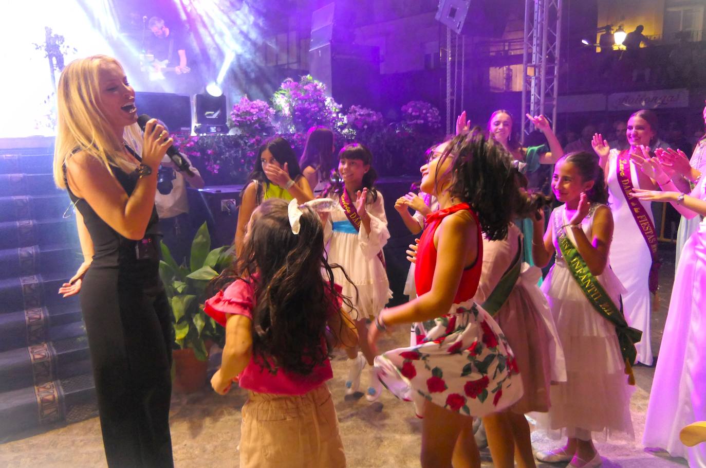 Soraya, en la actuación del sábado.